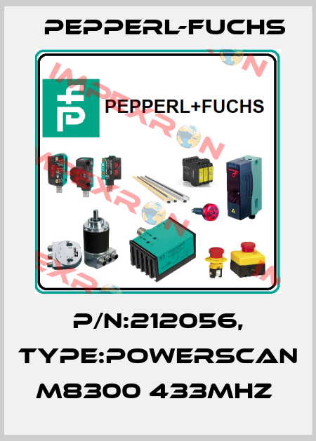 P/N:212056, Type:POWERSCAN M8300 433MHz  Pepperl-Fuchs