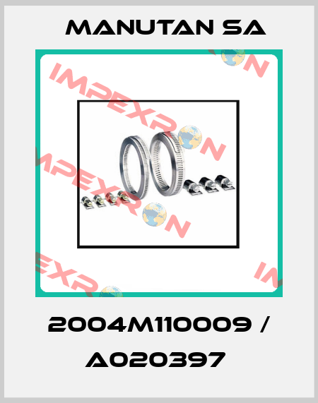 2004M110009 / A020397  Manutan SA