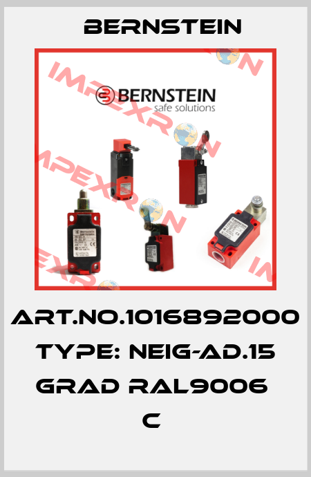 Art.No.1016892000 Type: NEIG-AD.15 GRAD RAL9006      C  Bernstein
