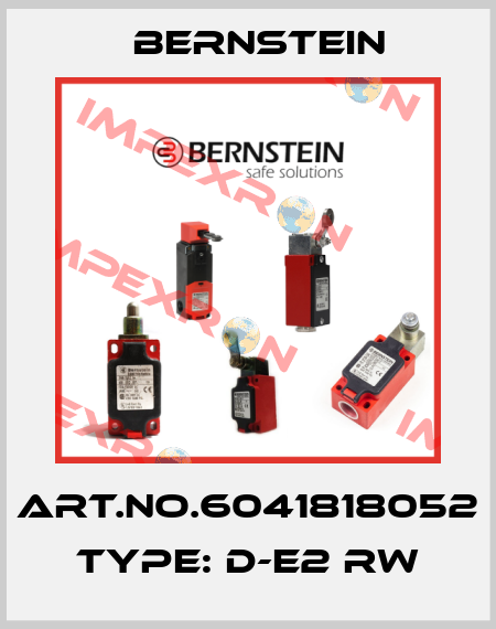 Art.No.6041818052 Type: D-E2 RW Bernstein