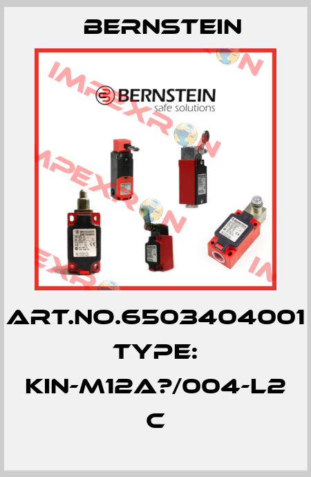 Art.No.6503404001 Type: KIN-M12A?/004-L2             C Bernstein