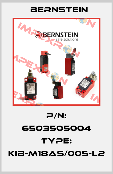 P/N: 6503505004 Type: KIB-M18AS/005-L2 Bernstein