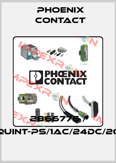 2866776 / QUINT-PS/1AC/24DC/20 Phoenix Contact