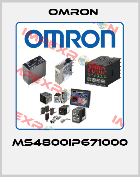 MS4800IP671000  Omron