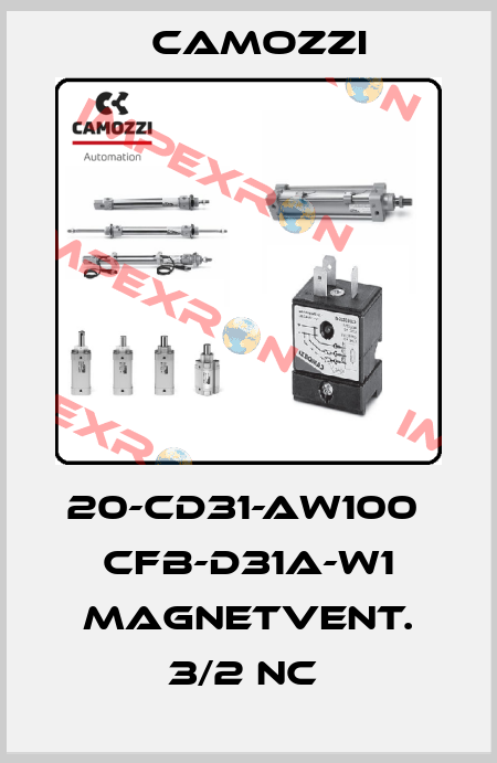 20-CD31-AW100  CFB-D31A-W1 MAGNETVENT. 3/2 NC  Camozzi