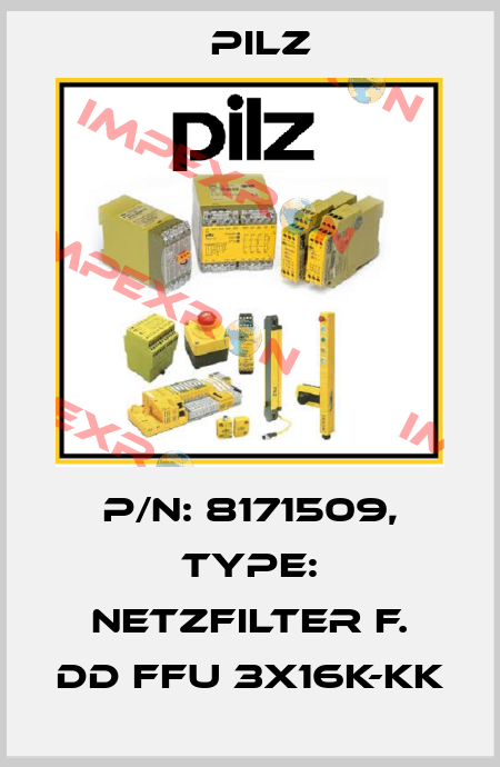 p/n: 8171509, Type: Netzfilter f. DD FFU 3X16K-KK Pilz