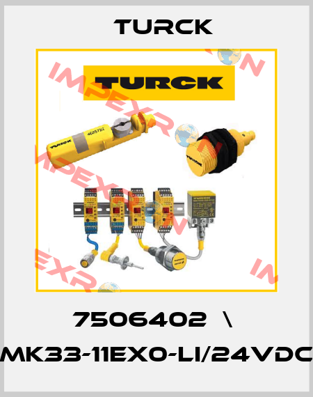 7506402  \  MK33-11EX0-LI/24VDC Turck
