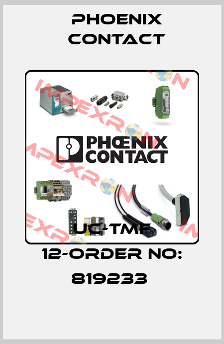 UC-TMF 12-ORDER NO: 819233  Phoenix Contact