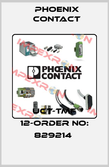 UCT-TMF 12-ORDER NO: 829214  Phoenix Contact