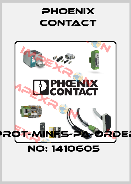 PROT-MINFS-PA-ORDER NO: 1410605  Phoenix Contact