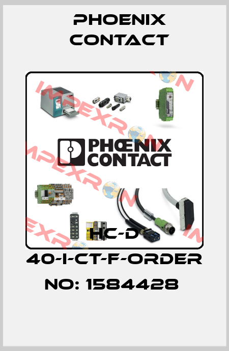 HC-D 40-I-CT-F-ORDER NO: 1584428  Phoenix Contact