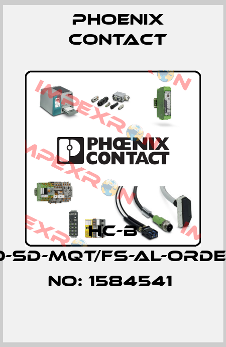 HC-B 10-SD-MQT/FS-AL-ORDER NO: 1584541  Phoenix Contact
