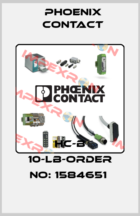 HC-B 10-LB-ORDER NO: 1584651  Phoenix Contact