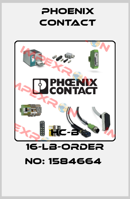 HC-B 16-LB-ORDER NO: 1584664  Phoenix Contact