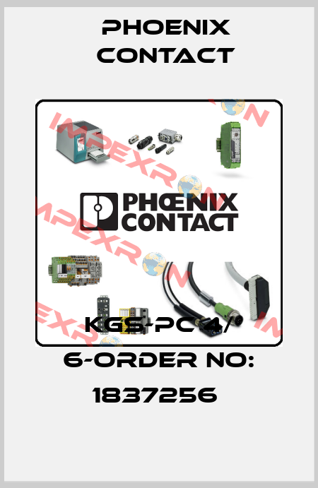 KGS-PC 4/ 6-ORDER NO: 1837256  Phoenix Contact