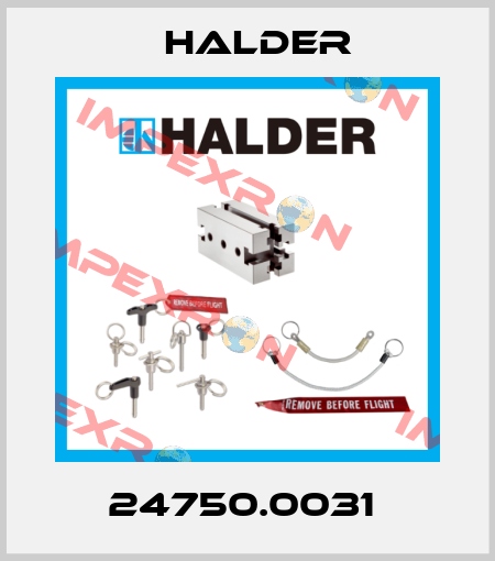 24750.0031  Halder