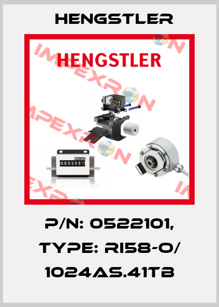 p/n: 0522101, Type: RI58-O/ 1024AS.41TB Hengstler