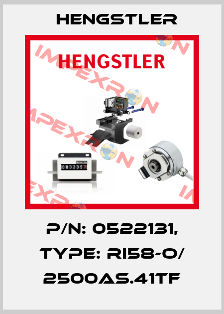 p/n: 0522131, Type: RI58-O/ 2500AS.41TF Hengstler