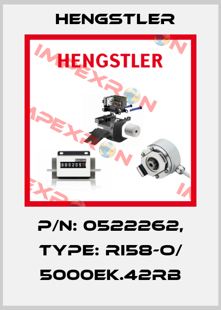 p/n: 0522262, Type: RI58-O/ 5000EK.42RB Hengstler