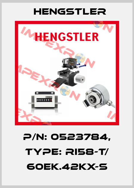 p/n: 0523784, Type: RI58-T/ 60EK.42KX-S Hengstler