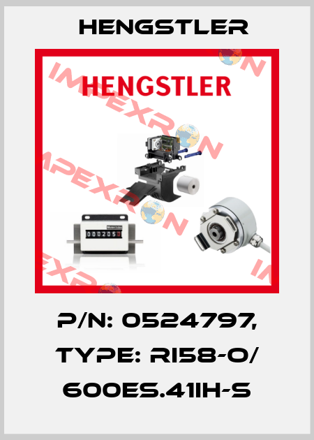 p/n: 0524797, Type: RI58-O/ 600ES.41IH-S Hengstler