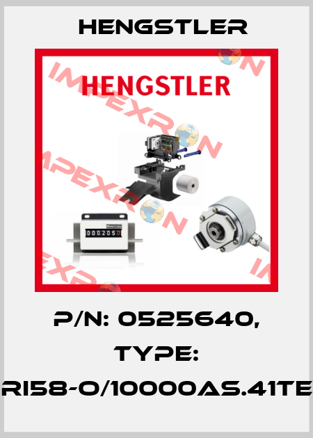 p/n: 0525640, Type: RI58-O/10000AS.41TE Hengstler