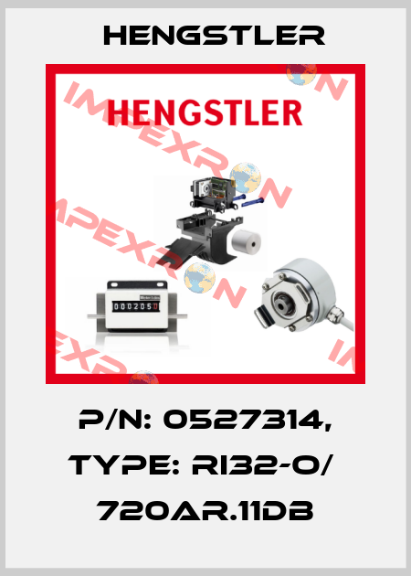 p/n: 0527314, Type: RI32-O/  720AR.11DB Hengstler