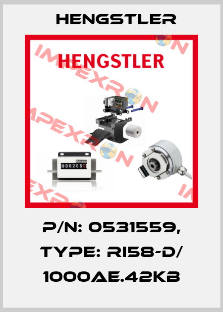p/n: 0531559, Type: RI58-D/ 1000AE.42KB Hengstler