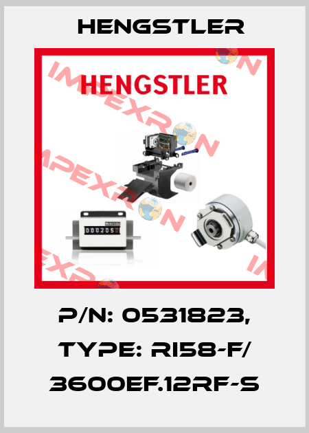p/n: 0531823, Type: RI58-F/ 3600EF.12RF-S Hengstler
