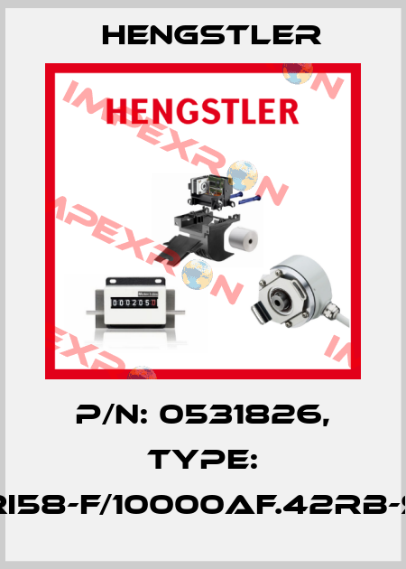 p/n: 0531826, Type: RI58-F/10000AF.42RB-S Hengstler