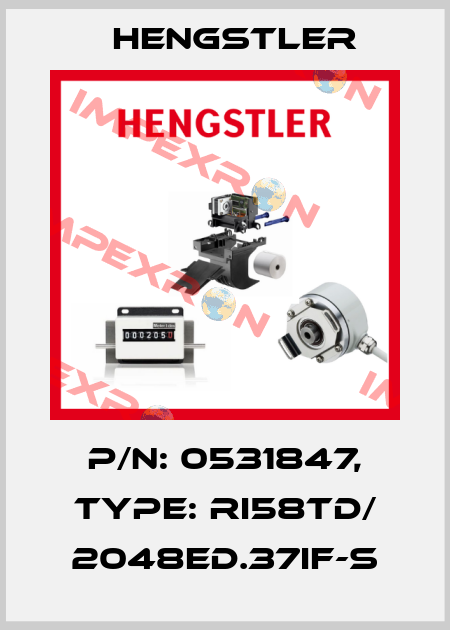 p/n: 0531847, Type: RI58TD/ 2048ED.37IF-S Hengstler