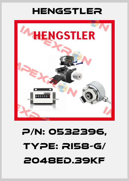 p/n: 0532396, Type: RI58-G/ 2048ED.39KF Hengstler