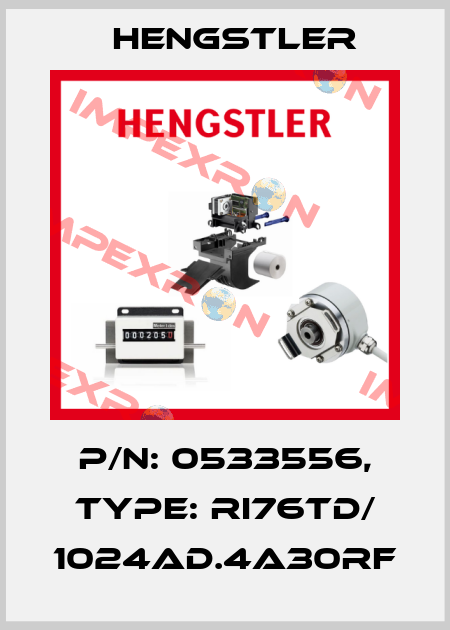 p/n: 0533556, Type: RI76TD/ 1024AD.4A30RF Hengstler
