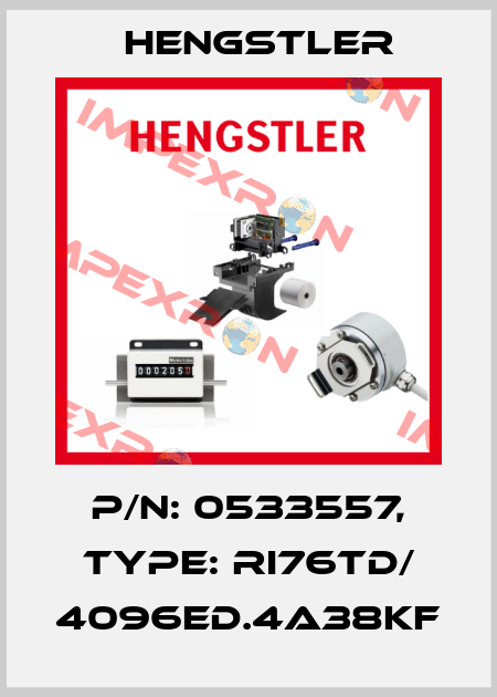 p/n: 0533557, Type: RI76TD/ 4096ED.4A38KF Hengstler