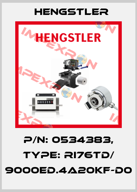 p/n: 0534383, Type: RI76TD/ 9000ED.4A20KF-D0 Hengstler
