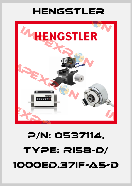 p/n: 0537114, Type: RI58-D/ 1000ED.37IF-A5-D Hengstler