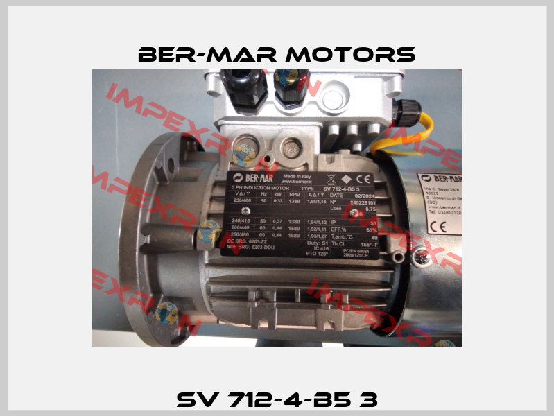SV 712-4-B5 3 Ber-Mar Motors