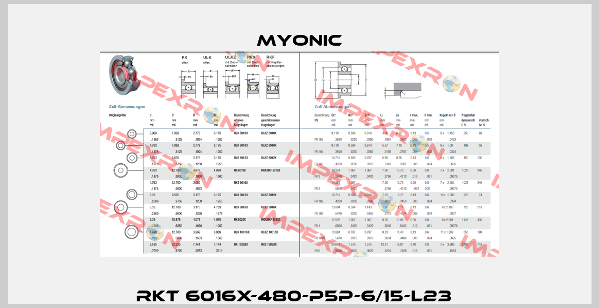 RKT 6016X-480-P5P-6/15-L23   Myonic