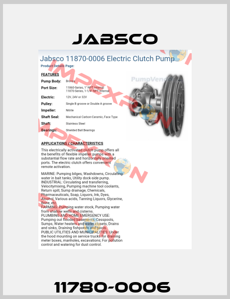 11780-0006  Jabsco