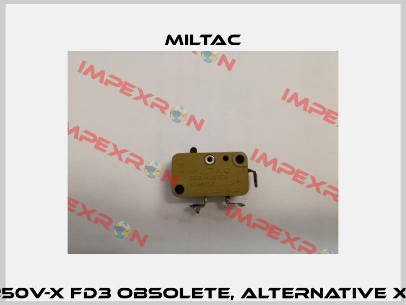 10(3)A 250V-X FD3 obsolete, alternative XGG3-88 Miltac