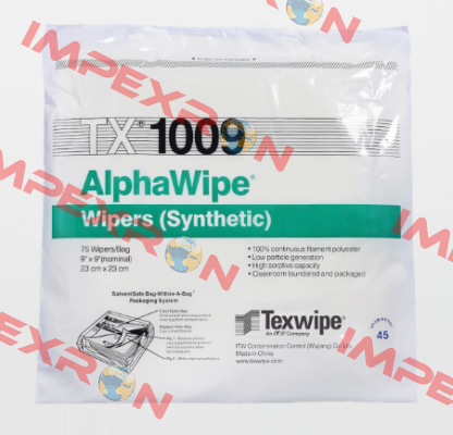 TX1009 (pack 1x1500 pcs) Texwipe