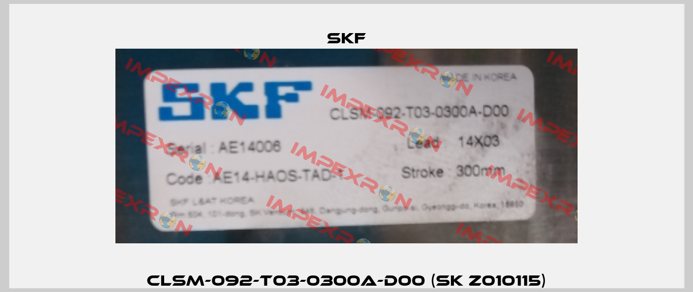CLSM-092-T03-0300A-D00 (SK Z010115) Skf