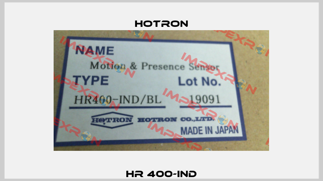 HR 400-IND Hotron
