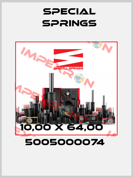 10,00 X 64,00    5005000074  Special Springs