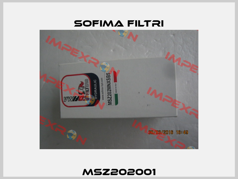 MSZ202001 Sofima Filtri