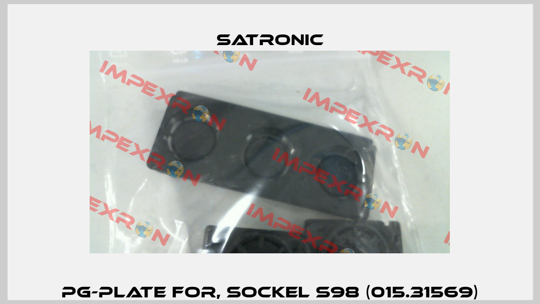 PG-plate for, Sockel S98 (015.31569) Satronic