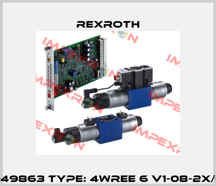 P/N: R900949863 Type: 4WREE 6 V1-08-2X/G24K31/F1V Rexroth