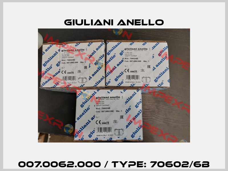 007.0062.000 / Type: 70602/6b Giuliani Anello