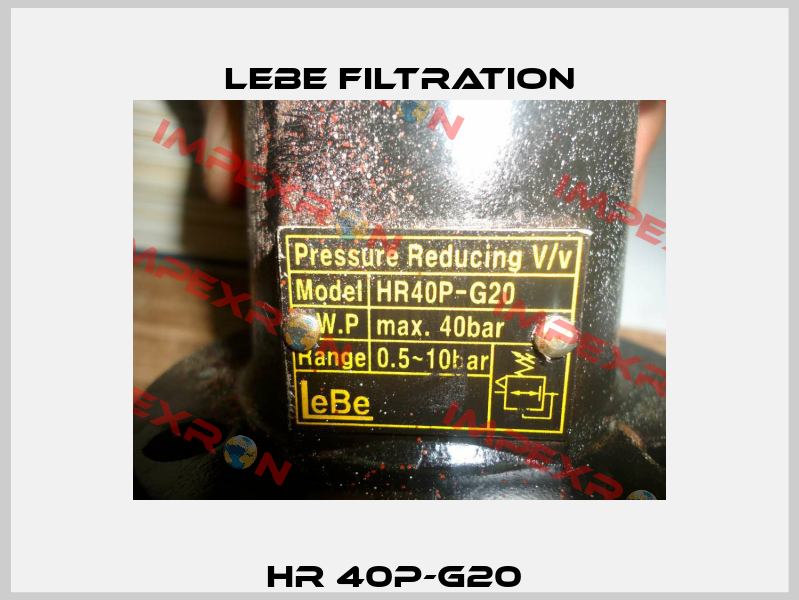 HR 40P-G20  Lebe Filtration