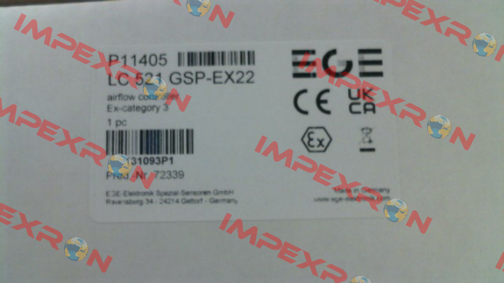 p/n: P11405, Type: LC 521 GSP-Ex22 Ege